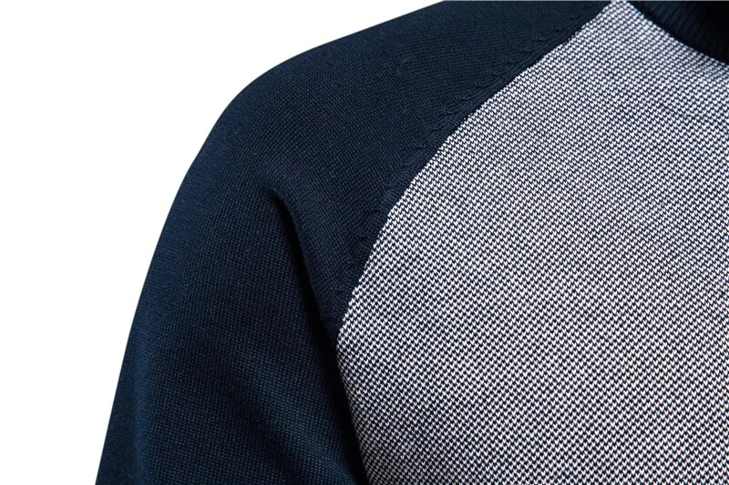 Vêtements pour hommes Pull d'automne Nouveaux tricots décontractés pour hommes Veste pour hommes Mode Couture décontractée Pull pour hommes_voghion.com