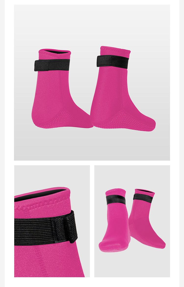 3mm Diving Socks Non Slip Wear Resistant Beach Socks Thick Warm Winter Swimming Adult Surfing Wading Long Tube Snorkeling Socks_voghion.com