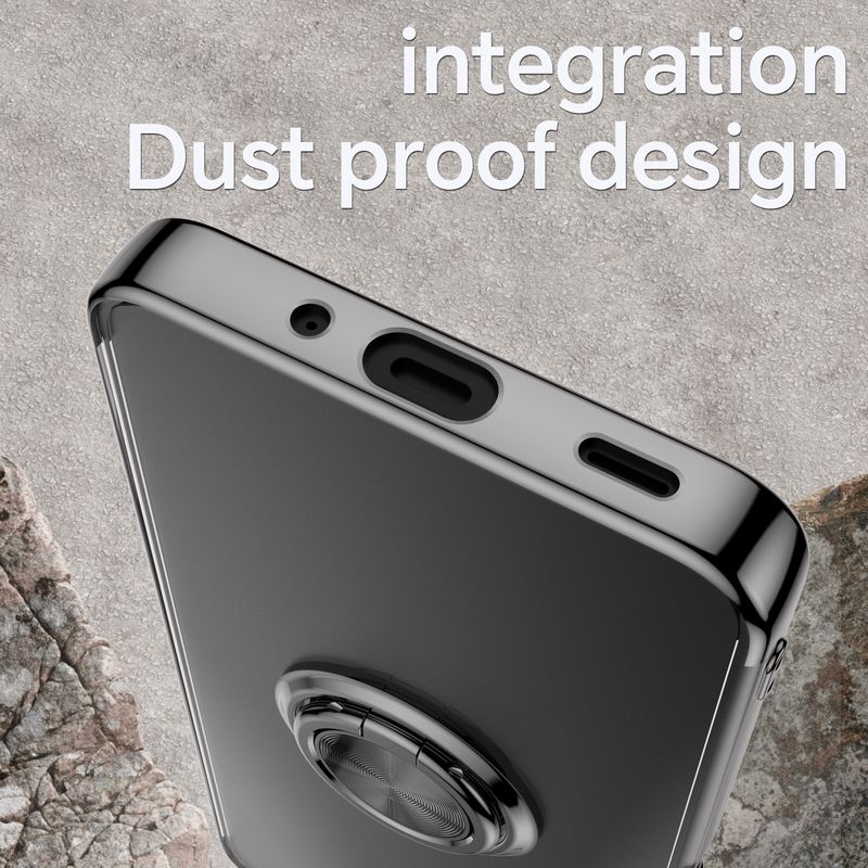 Sense9 galvanizirana prozirna maskica za telefon s integriranim prstenom za Sharp Aquos Wish 4 Sense 9 8 stražnja maskica R9 Pro nosač_voghion.com