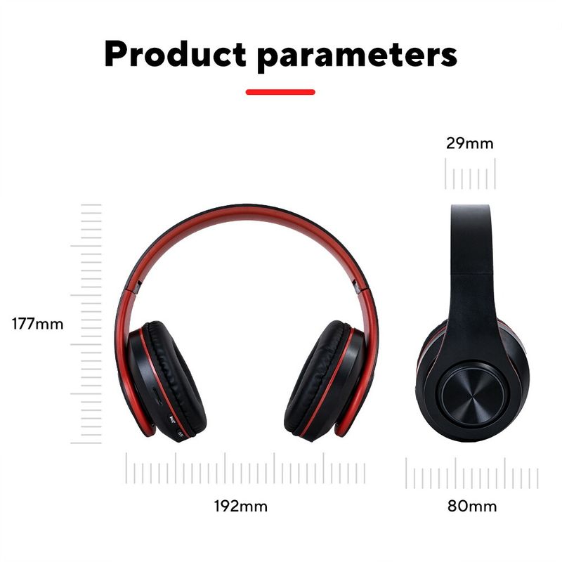 Kabellose Bluetooth-Kopfhörer mit Geräuschunterdrückung, Over-Ear-Ohrhörer, faltbar_voghion.com