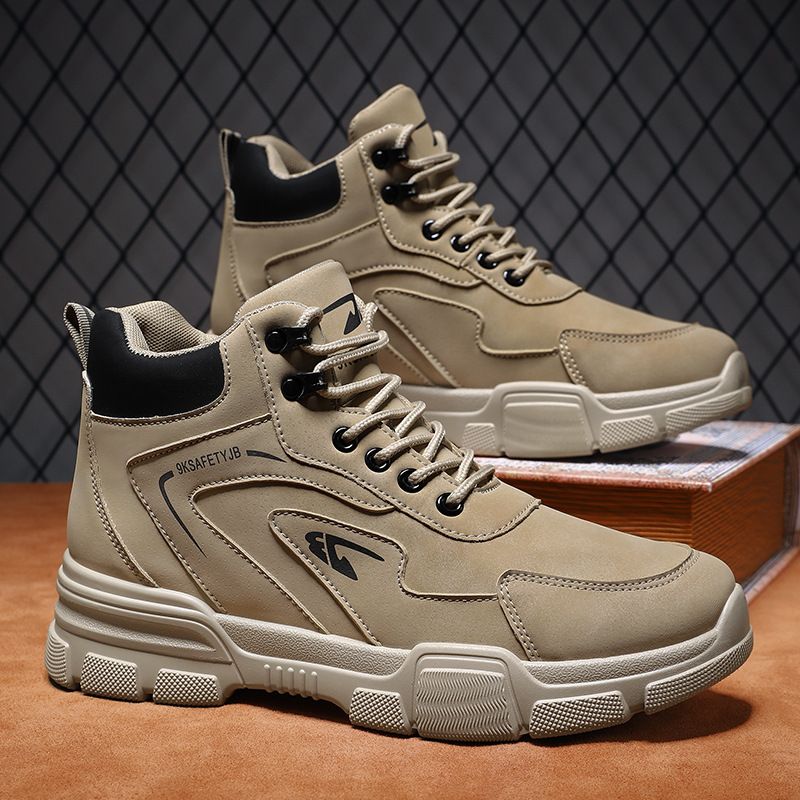 Martin New Autumn Casual Trend Versatile Shoes Men's Wear-Resistant And Anti Slip Workwear Boots_voghion.com