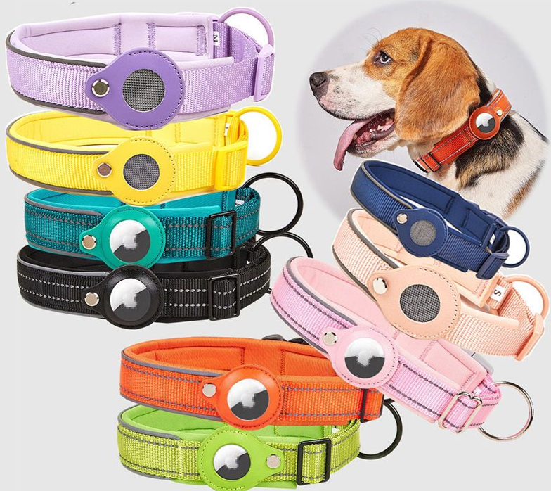 Pet positioning airTag dedicated tracking anti loss dog neck collar_voghion.com