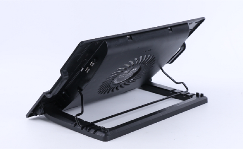 Cooling Pad, Slim Portable USB Powered Gaming Laptop Cooler Stand Holder Riser, Adjustable Height, Black_voghion.com