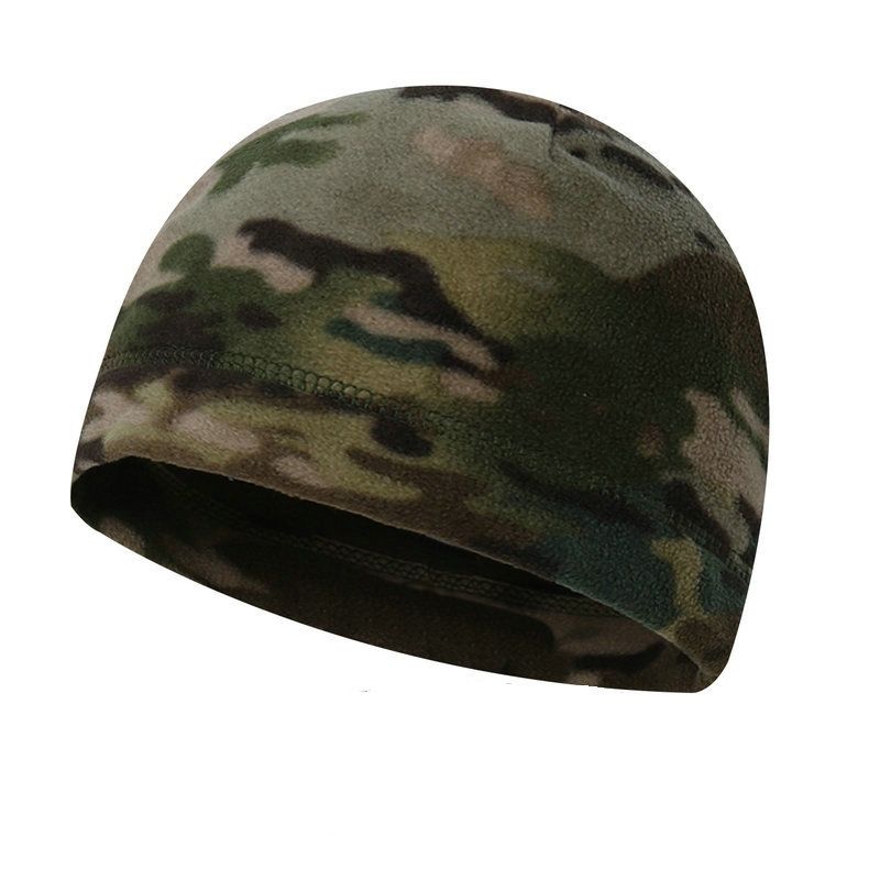 Auf Lager: Winddichte, warme, doppelseitige Mütze, klein, Herbst/Winter, Fahrradmütze mit Wassermelonenmuster, Unisex-Fleecemütze_voghion.com