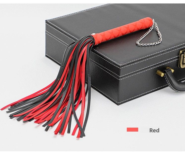 Peach Please Bestseller SM Peitsche, Mehrfarbige BDSM-Peitsche mit PU-Fransen für BDSM-Spiele, BDSM-Spielzeug für Erwachsene_voghion.com