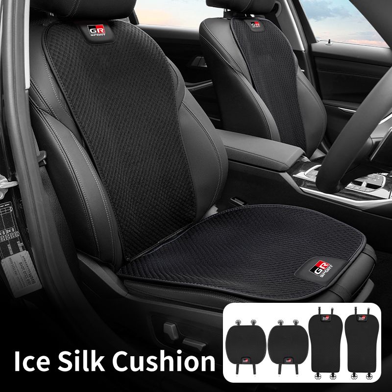 Car Seat Cushion Cover Backrest Protective Pad For Toyota Crown GR Corolla YARIS L Auris C-HR Hilux Vios Rav8 Prius Izoa_voghion.com