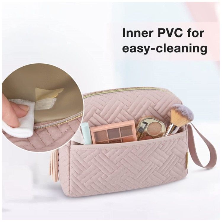 Neue praktische und tragbare Make-up-Tasche für Geschäftsreisen mit großem Fassungsvermögen, Aufbewahrungstasche für Toilettenartikel, hochwertige Toilettentasche für Damen_voghion.com