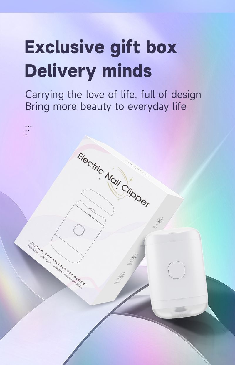 Automatic electric manicure scissors manicure elderly baby anti-clip meat portable smart manicure nail clippers_voghion.com