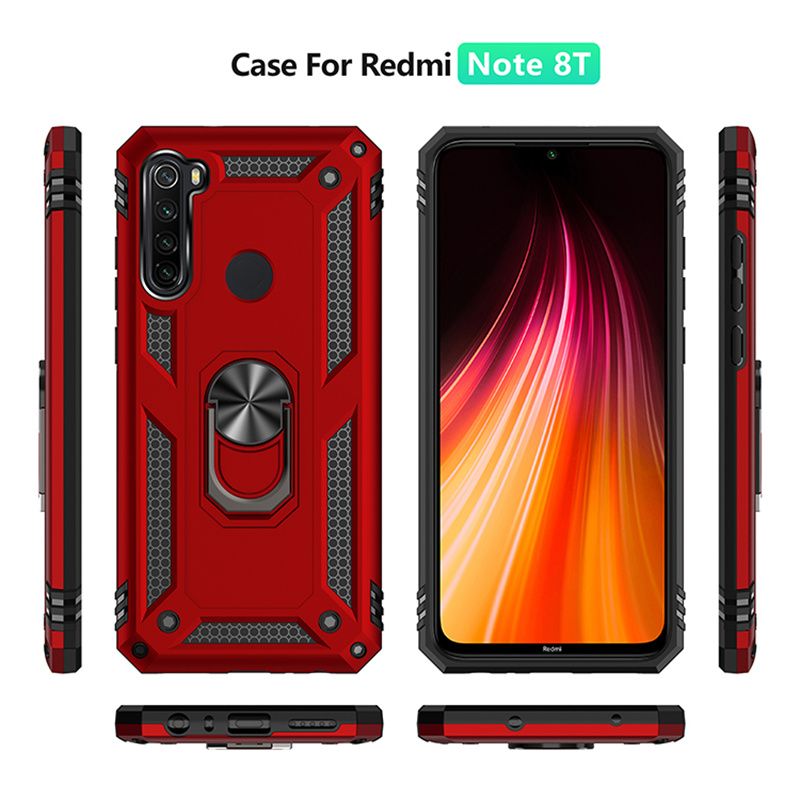 For Xiaomi Redmi Note 8T 7 8 Pro Case Luxury Armor Shockproof Phone Case For Redmi 7 8 7A 8A Car Magnetic Ring Holder Back Cover_voghion.com