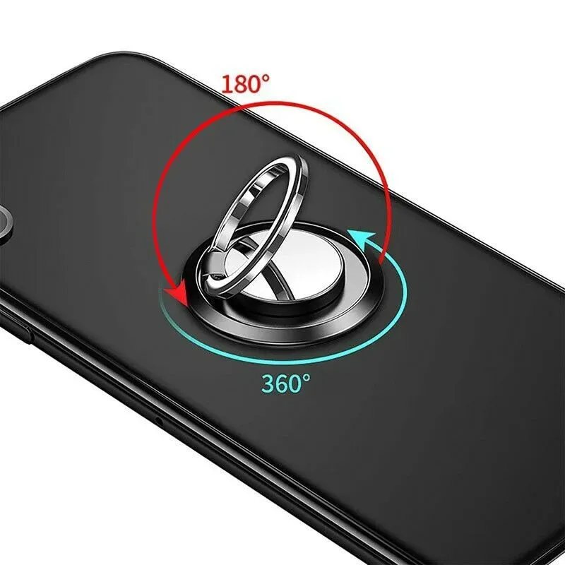 Fingerringhalter Ständer Griff 360 Grad drehbar für Handy Auto Magnethalterung Telefon Rückseite Aufkleber Pad Universalhalterung_voghion.com