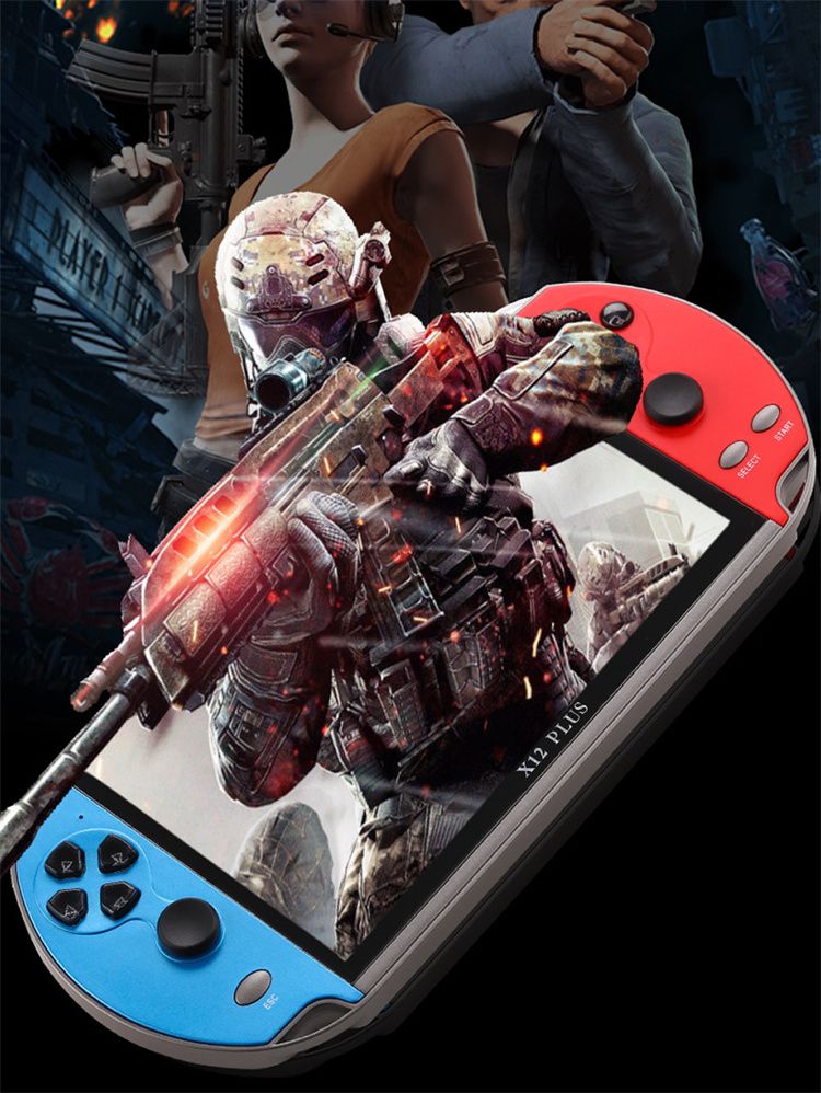 YLW X12 Plus 7'' Polegadas 16GB Portátil 10000 Jogos Portátil Android Crianças Retro Videogame Console Player Para PSP_voghion.com