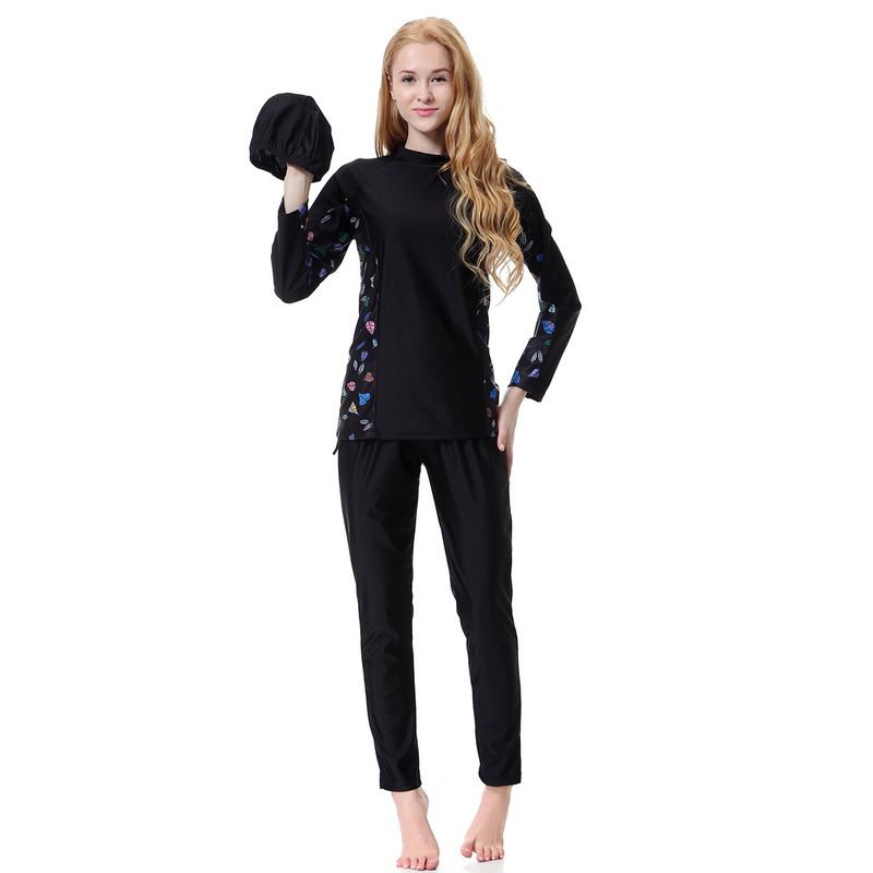Dameskleding Badpak Conservatief badpak Zonnebrandcrème Dames Lange mouwen Broek Zee Reizen Warmwaterbronnen_voghion.com