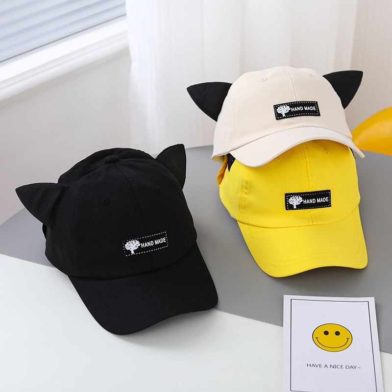 Orecchie di gatto carine (pane a forma di orecchio di gatto al vapore) occhiali da pilota berretto uomo e donna strada hip-hop moda divertente due indossare_voghion.com