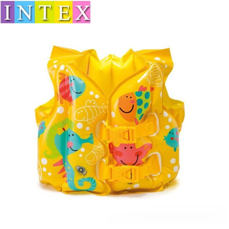 Intex Inflatable Swim For Children, Aid, Swimming Arm Float, PVC Water Safety Vest_voghion.com