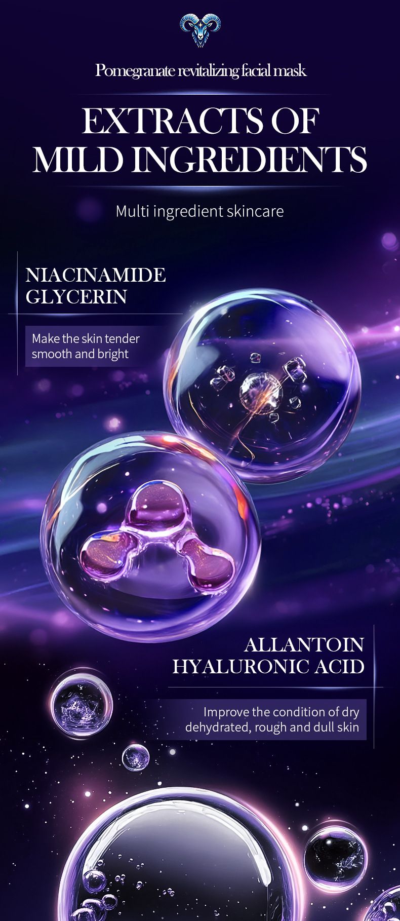 Twelve Constellations 25ml Red Pomegranate Revitalizing Mask Aries_voghion.com