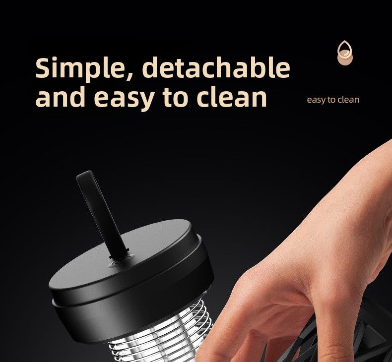 USB Mosquito Killer Lamp, Household Electric Shock Mosquito Repellent, Portable Outdoor Mosquito Trap, Waist Design_voghion.com