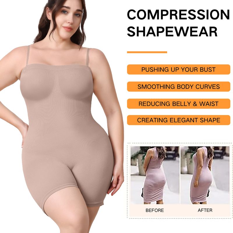 tuta a tubino senza cuciture un pezzo collant da donna che solleva l'addome e i fianchi tuta_voghion.com