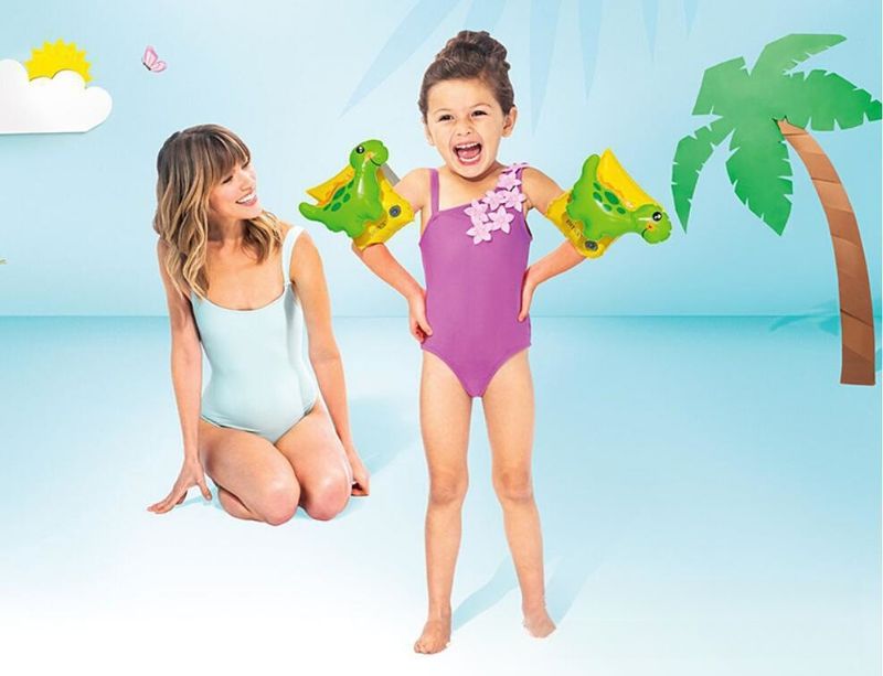 Intex Inflatable Swim For Children, Aid, Swimming Arm Float, PVC Water Safety Vest_voghion.com