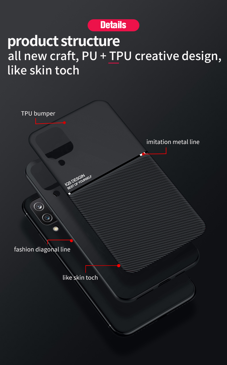 Funda de teléfono Samsung A12 de piel mate de lujo para Samsung Galaxy A12 A1 2 A 12, fundas magnéticas para Samsung A12_voghion.com