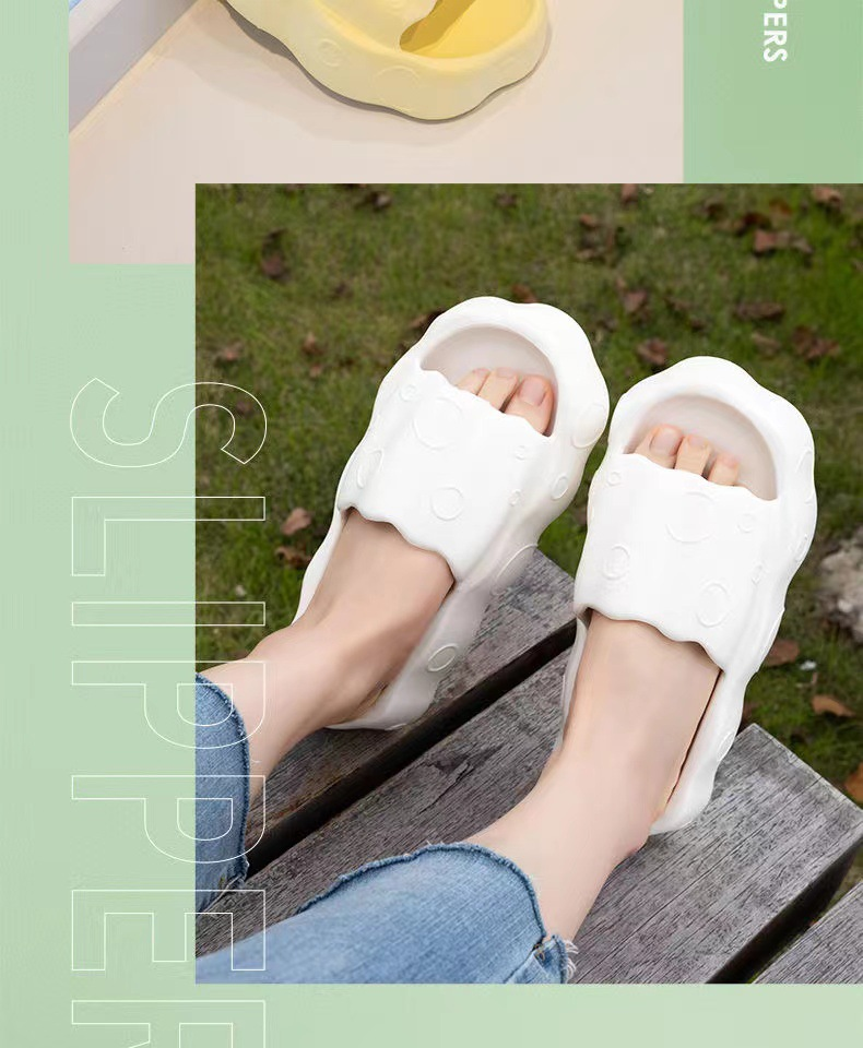 Dámské pantofle, ultra silné, měkké dno, pocit šlapání po hovínkách, letní domácí, vnitřní, červené, sandály a pantofle, trendy, high-end dámské boty_voghion.com