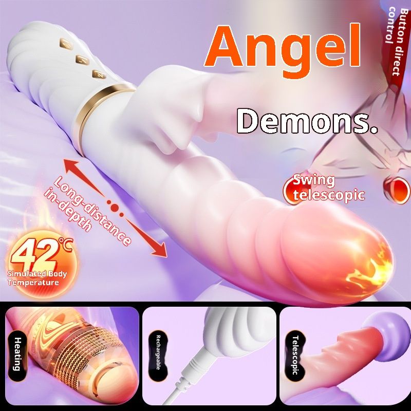 LuvBox Jiuai Weibliches Masturbationsspielzeug für Erwachsene Elektrische Kanone Starke Vibration Einführungsmassage AV-Stick-Vibrator_voghion.com