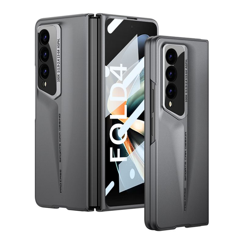 Samsung ZFold4 katlanır ekranlı cep telefonu kılıfı bıçak mat sert kılıf Fold5 lens her şey dahil kılıf moda ins için geçerlidir_voghion.com