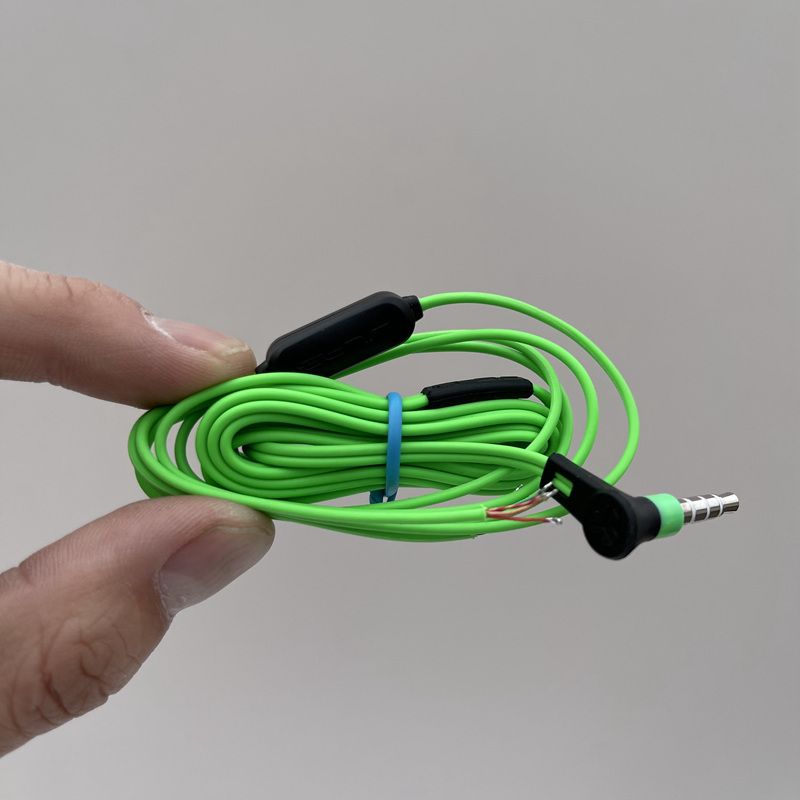 US Original DIY Reparatur Upgrade Restauratioun Handy Drive-by-Wire Kopfhörer Mat Mikrofon Drot 3.5mm Fir Kabel_voghion.com