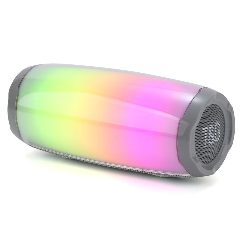 【Haute qualité】 Nouveau haut-parleur Bluetooth TG366 Pulse demi-écran couleur lumière extérieure portable carte insérer U disque caisson de basses audio_voghion.com