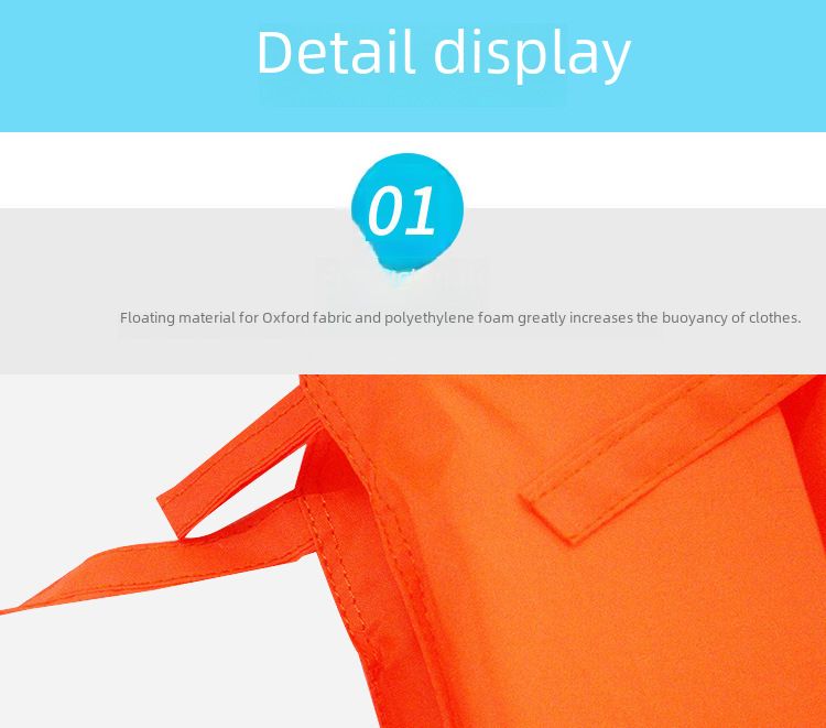 Surf mousse épaissie adulte gilet de sauvetage Orange dérive gilet veste de flottaison contrôle des inondations gilet de natation gilet de sauvetage_voghion.com