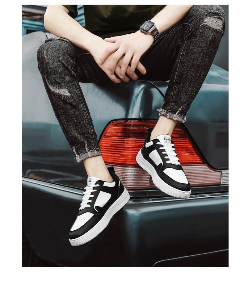 2025 Neue Herbst Herren Weiß Atmungsaktive Casual Sneakers Sport Ins Trend Low-Top Laufschuhe Für Männer_voghion.com