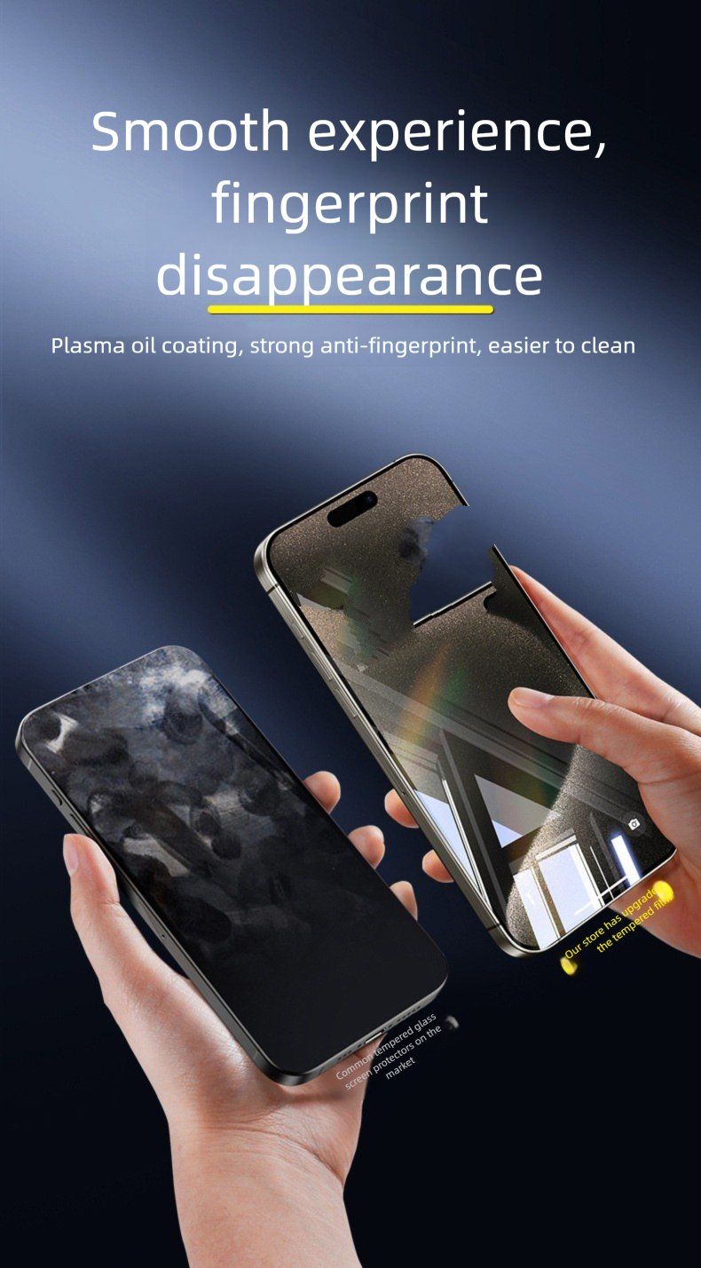 Compatible With IPhone16 Tempered Glass IPhone 15 Pro Max Dust-Free Warehouse Screen Protector 14 Second Application 13_voghion.com