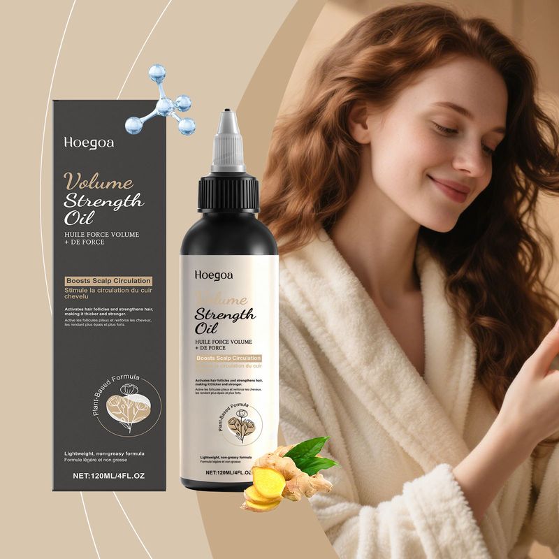 HOEGOA Moisturizing Care Gentle Nourishing Smooth Hair Scalp Massage External Application Essence Oil_voghion.com