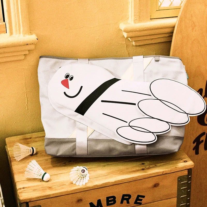 Badminton Sports Outdoor Tote 2025 New Large Capacity Niche Design Trendy Shoulder Bag_voghion.com