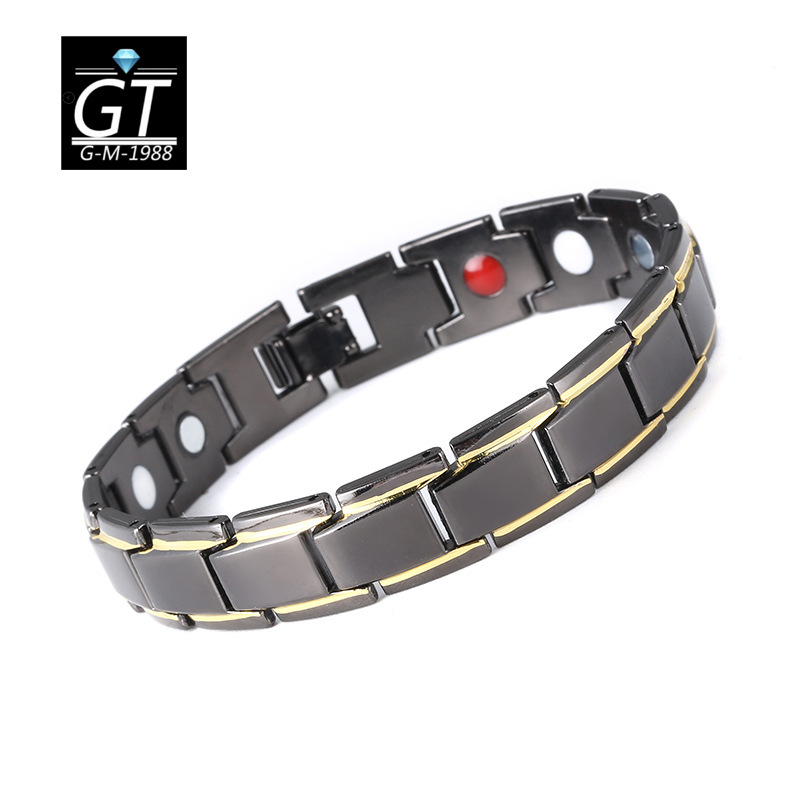 Yunjin afneembare magnetische armband magnetische armband voor heren van legering_voghion.com