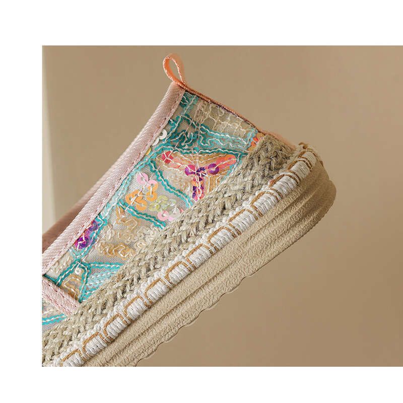 Ψαράς Καλοκαίρι Νέο Μαλακό Κάτω Μέσο Τεμπέλης Ένα Βήμα Δίχτυ Αναπνέει Καμβάς Παπούτσια Μοντέρνα Ευέλικτο Καθημερινό Καθημερινά_voghion.com