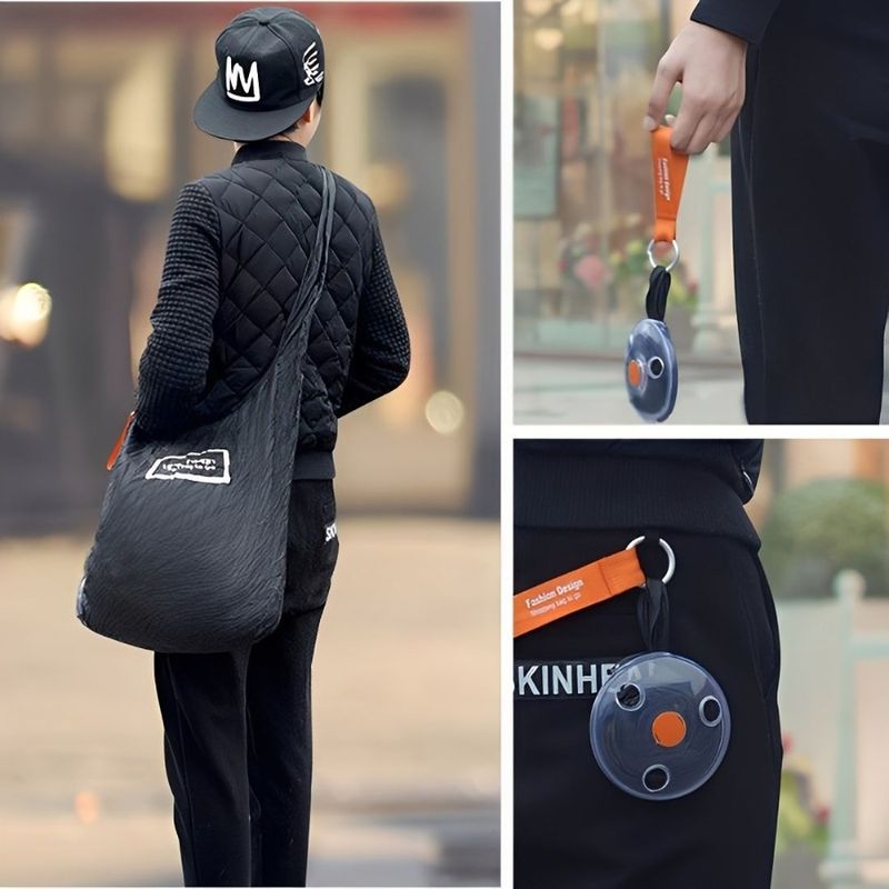 Storage Carabiner; S Shopping; Reusable Durable; Bags With Case Bag Rollup Foldable; For 1pc Friendly Lightweight; And Shopping_voghion.com