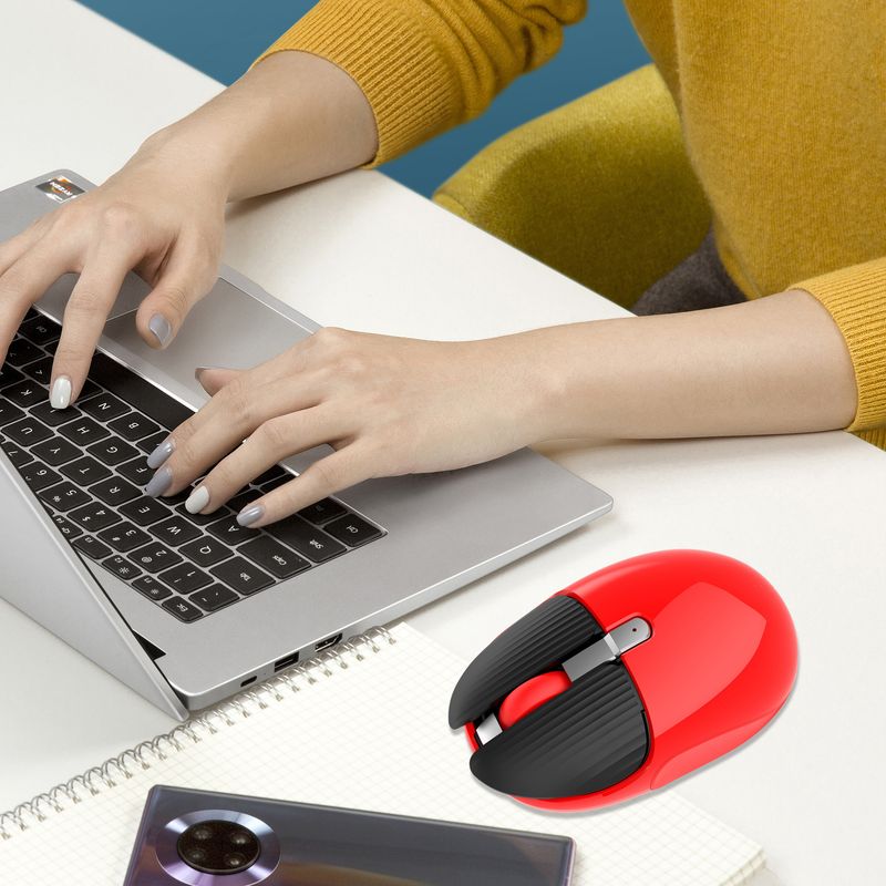 M106 rechargeable 2.4G wireless silent rabbit mouse, one click return to desktop office mouse_voghion.com