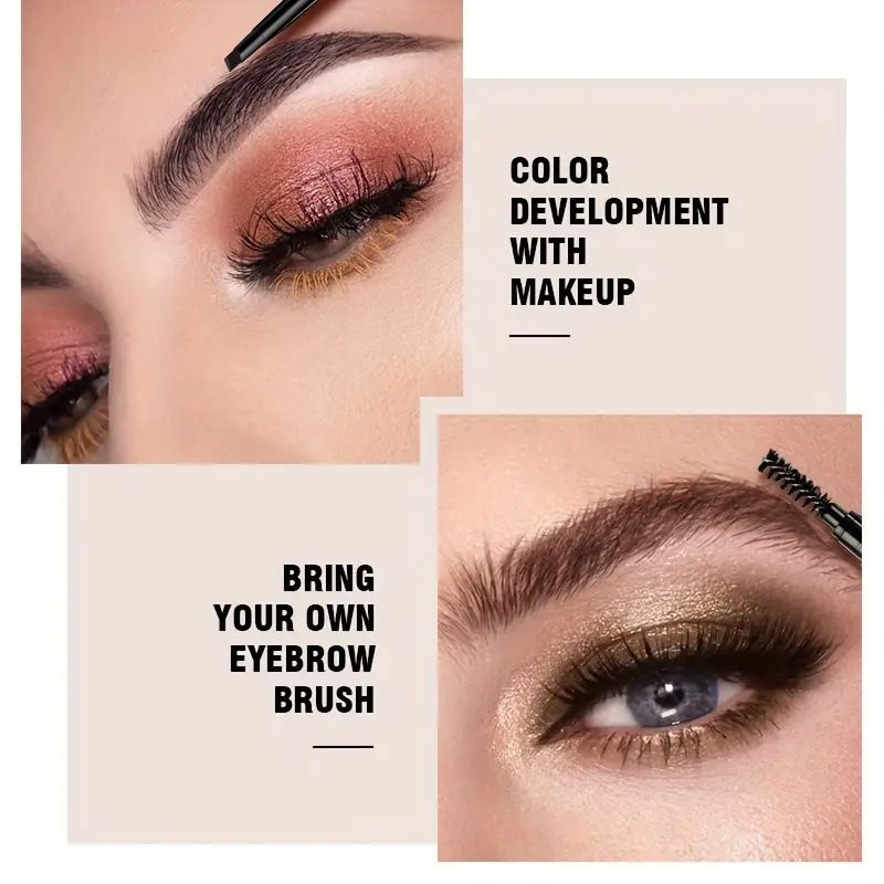 Eyebrow Enhancers QICIY Double Headed Eyebrow Pencil, Waterproof, Thick, Three Dimensional Shaping, Eyebrow Pencil_voghion.com