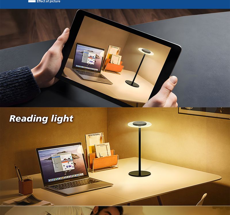 Lampe d'ambiance de jeu RGB Fantasy, LED carrée, charge de bureau, charge de type C_voghion.com