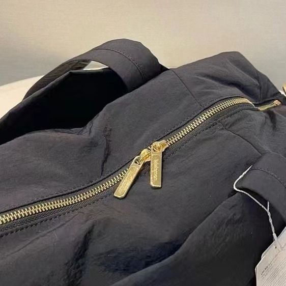 Borsa a tracolla cilindrica con cerniera, grande capacità, borsa da viaggio_voghion.com