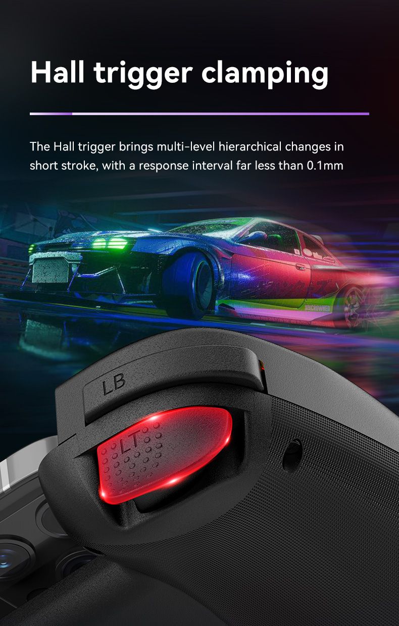 D8 Mobiele Tablet Gaming Bluetooth Rekbare Handvat RGB Verblindende Zes-assige Trilling_voghion.com