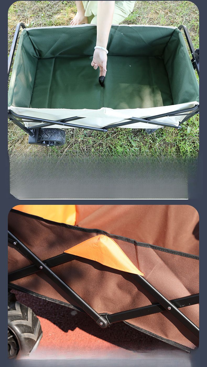 Neuer Outdoor-Wagen für Camping, kleiner Anhänger, leicht, faltbar und einfach._voghion.com