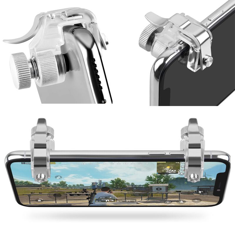 Telefon Gamepad Trigger Feuertaste Zieltaste Smartphone Handyspiele L1R1 Shooter Controller PUBG V3.0 für iPhone Xiaomi_voghion.com