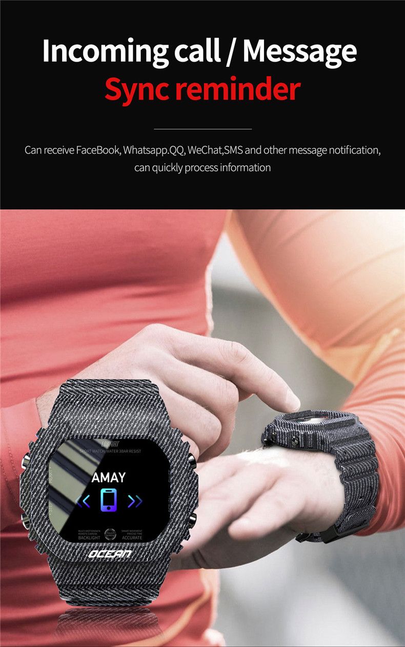 Waterproof Smart Watch With Bluetooth, Heart Rate & Blood Pressure Monitor, Step Counter, Fitness Tracker For Men & Women - Compatible With IOS_voghion.com