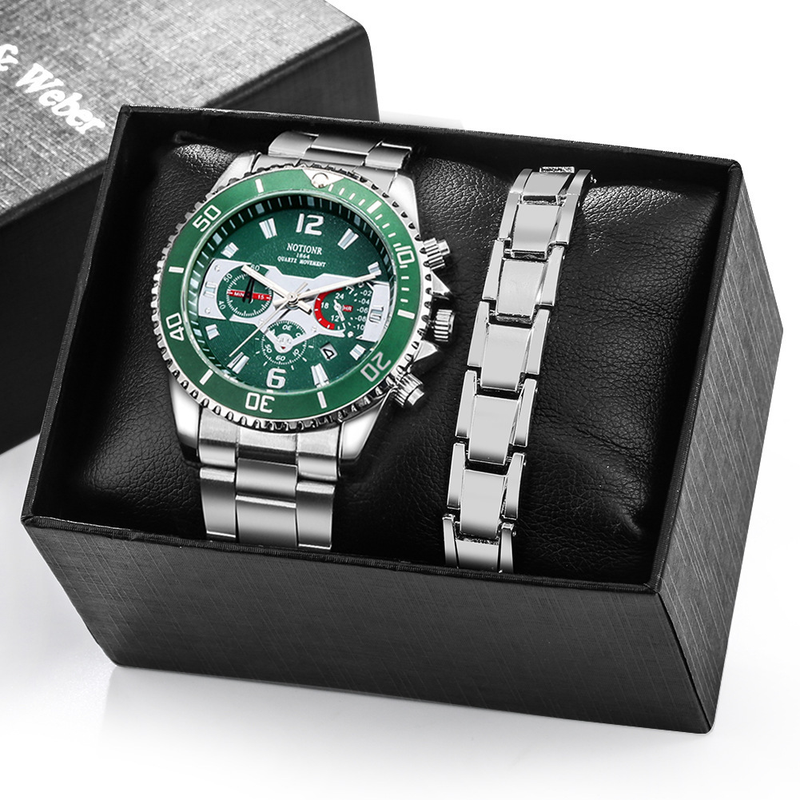 Venta caliente Reloj para hombre Calendario Reloj para hombre Reloj con banda de acero de seis agujas Reloj de cuarzo Reloj deportivo para hombre Reloj de pulsera luminoso Reloj para hombre_voghion.com