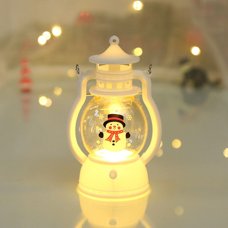 Grenzüberschreitende Weihnachtslaterne führte elektronische Kerze für ältere Menschen Weihnachtsbaumdekoration Szenenlayout tragbare kleine Öllampe_voghion.com