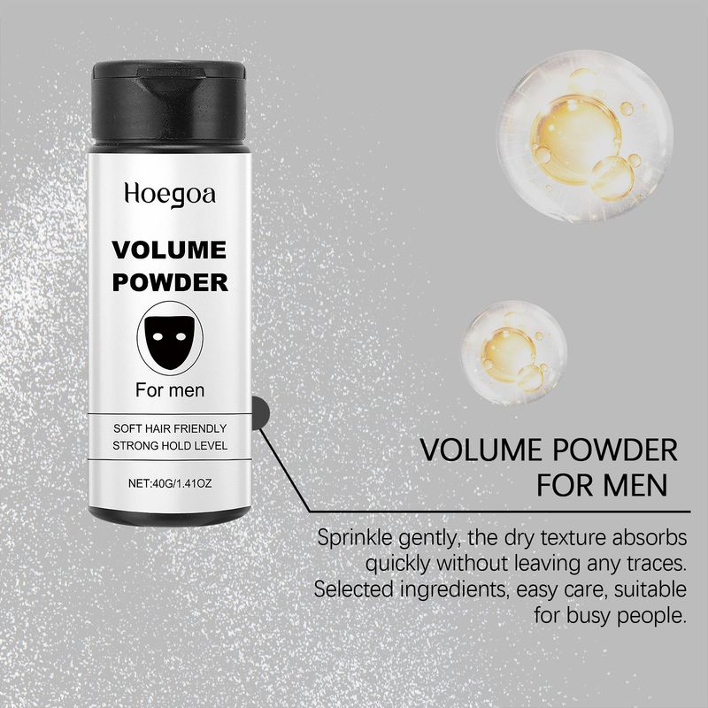 HOEGOA Volumengebendes, sanfte Inhaltsstoffe, No-Wash, flauschiges, frisches, erfrischendes Haarpuder_voghion.com