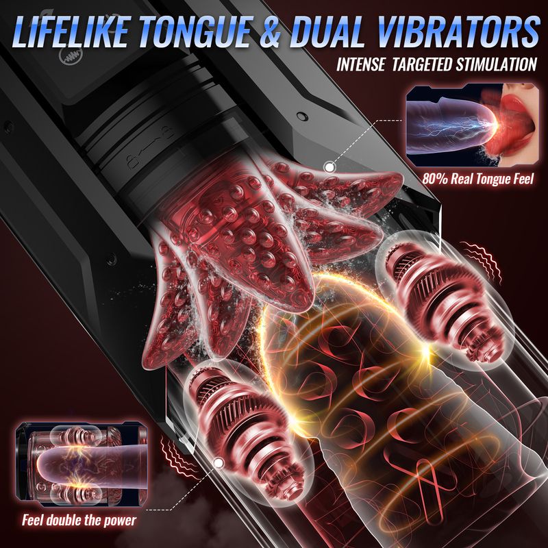 Gatlin Men's Automatic Retractable Rotary Plane Cup Electric Automatic Clip Suction Masturbator Sex Products_voghion.com