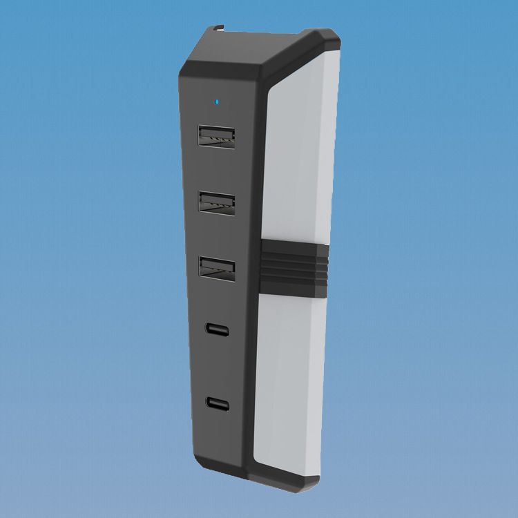 PS5 PRO Kompatibel Mit VR 4-Port Splitter Zubehör High-Speed Übertragung USB Host HUB Expander_voghion.com