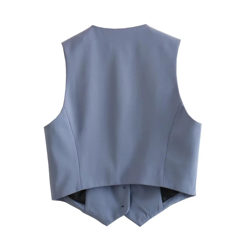 Dameskleding Zomer Casual Slim Vest Mouwloos Effen Kleur Dames Vest Top 8BS9531_voghion.com